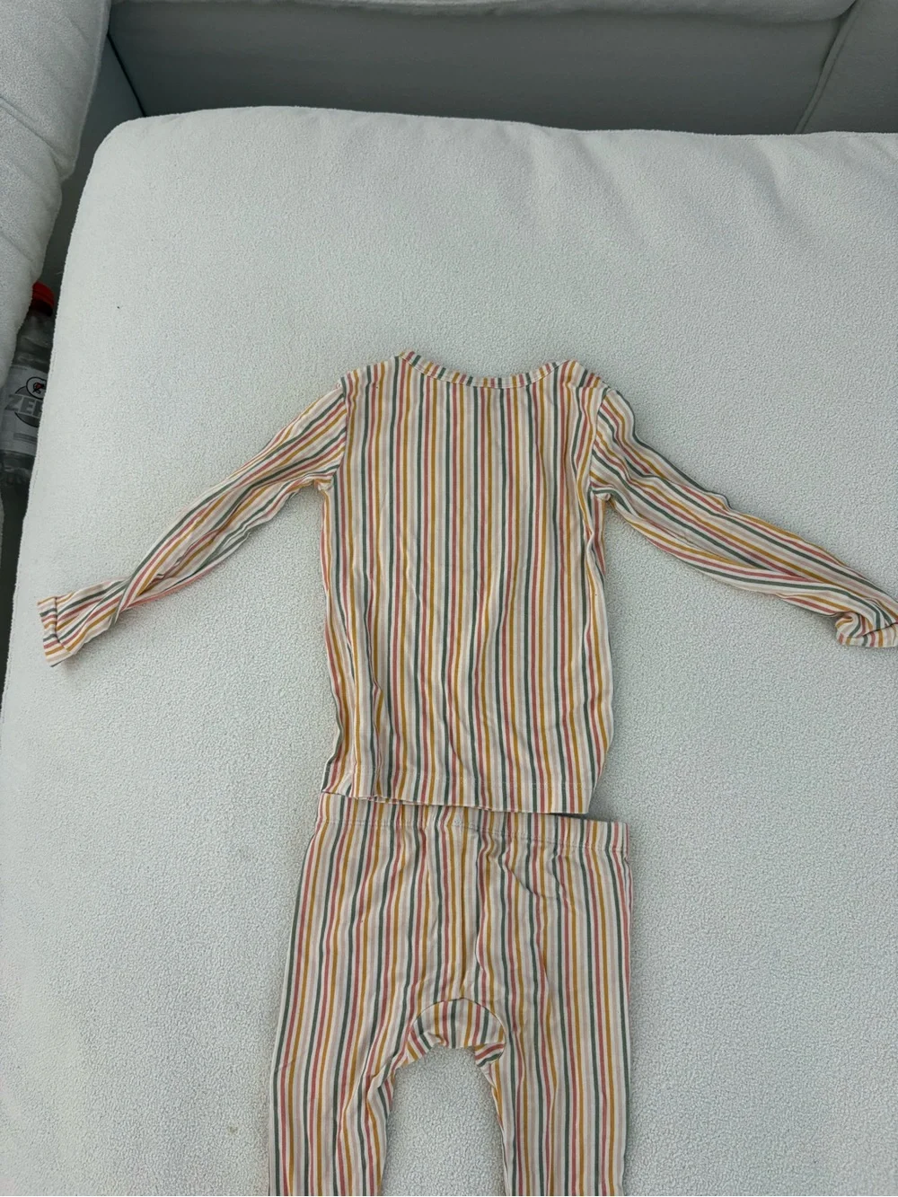 Larkspur Striped Multi-Color Kids Bamboo Pajama Set - Long Sleeve Top & Pants